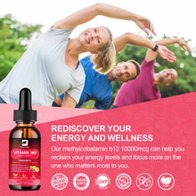 Load image into Gallery viewer, BEWORTHS Vitamin B12 Drops Energy Supplements Support Immune Health Protecting Cardiovascular Health Promote Digestion