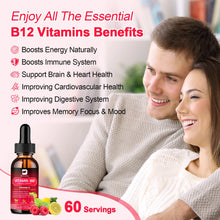 Load image into Gallery viewer, BEWORTHS Vitamin B12 Drops Energy Supplements Support Immune Health Protecting Cardiovascular Health Promote Digestion