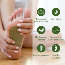 Load image into Gallery viewer, 12Pc Wormwood Foot Patch Heel Fatigue Pain Relieve Stress Detoxification Help Sleeping Body Detox Sticker Detoxifying Foot Patch