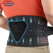 Load image into Gallery viewer, 1Pcs Back Support Belt for Back Pain Relief with Lumbar Pad, Lower Back Brace for Men Women,Anti-Skid Waist Support for Sciatica