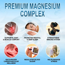 Load image into Gallery viewer, Complex Magnesium Capsule Supplements, Nervous System, Muscle And Bone Support Sleep, Energy, Leg Cramps, Headaches