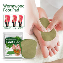 Load image into Gallery viewer, 12Pc Wormwood Foot Patch Heel Fatigue Pain Relieve Stress Detoxification Help Sleeping Body Detox Sticker Detoxifying Foot Patch