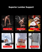Load image into Gallery viewer, Lumbar Support Belt Lower Back Brace Abdominal Binder Men Women Waist Trainer Corset Sweat Slim Belt for Sports Gym Pain Relief
