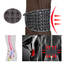 Load image into Gallery viewer, Back Pain Protector Spinal Massager Brace Support Corrector Belt for Physio Decompression Lower Lumbar Support Waist Backache
