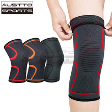 Load image into Gallery viewer, Austto 1PC Knee Guard Knee Support Braces Compression Protection Sleeves for Running Basketball Squats Fitness Workouts
