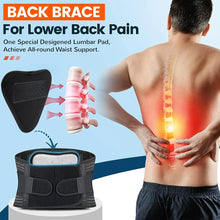 Load image into Gallery viewer, 1Pcs Back Support Belt for Back Pain Relief with Lumbar Pad, Lower Back Brace for Men Women,Anti-Skid Waist Support for Sciatica
