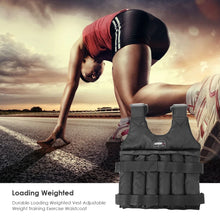 Load image into Gallery viewer, 20kg/50kg Sports Loading Weighted Vest For Boxing Training Workout Fitness Equipment Adjustable Waistcoat Jackets Sand Clothing
