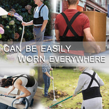 Load image into Gallery viewer, Back Brace Lumbar Back Support Belt with Removable Suspenders Lower Back Support Belt for Heavy Lifting and Work
