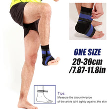 Load image into Gallery viewer, 1 Pcs Ankle Compression Support with Elastic Strap Ankle Brace for Plantar Fascitis Support Ankle Protector For Basketball,Gym
