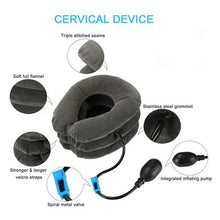 Load image into Gallery viewer, 1Pcs Neck Stretcher Inflatable Cervical Neck Traction

