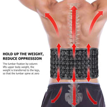 Load image into Gallery viewer, Back Pain Protector Spinal Massager Brace Support Corrector Belt for Physio Decompression Lower Lumbar Support Waist Backache
