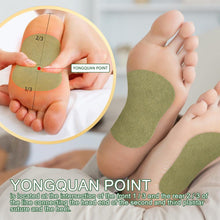 Load image into Gallery viewer, 12Pc Wormwood Foot Patch Heel Fatigue Pain Relieve Stress Detoxification Help Sleeping Body Detox Sticker Detoxifying Foot Patch
