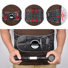 Load image into Gallery viewer, Back Pain Protector Spinal Massager Brace Support Corrector Belt for Physio Decompression Lower Lumbar Support Waist Backache
